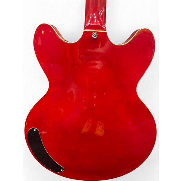 Used Cozart Resonator Cherry Hollow Body Electric Guitar