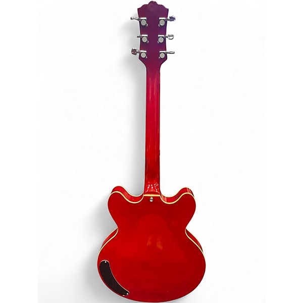 Used Cozart Resonator Cherry Hollow Body Electric Guitar