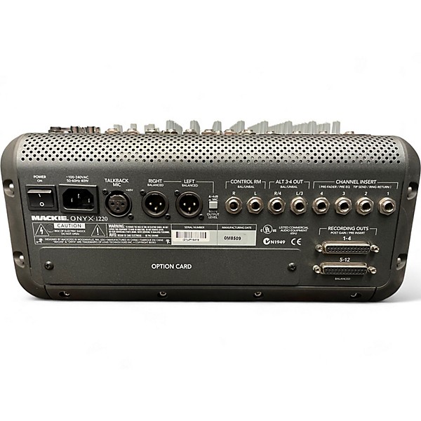 Used Mackie ONYX 1220 Unpowered Mixer