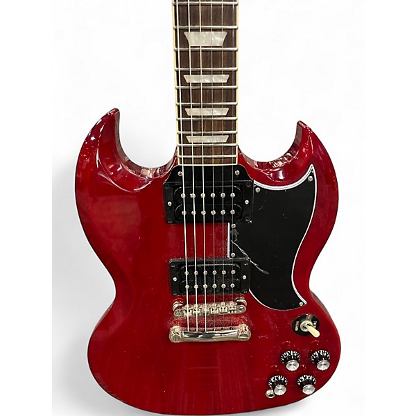 Used Epiphone SG Cherry Solid Body Electric Guitar