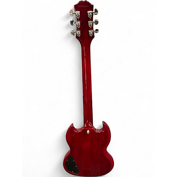 Used Epiphone SG Cherry Solid Body Electric Guitar