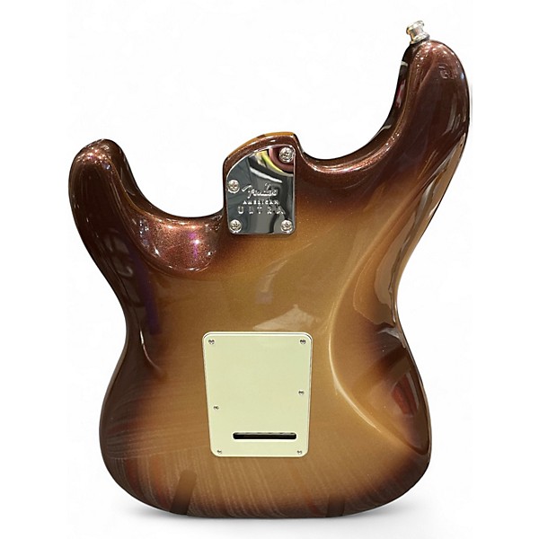 Used Fender American Ultra Stratocaster Mocha Burst Solid Body Electric Guitar