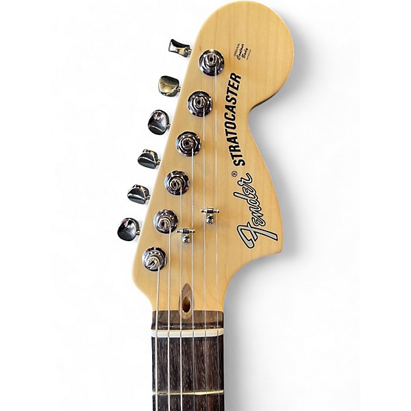 Used Fender American Performer Stratocaster SSS Olympic White Solid Body Electric Guitar