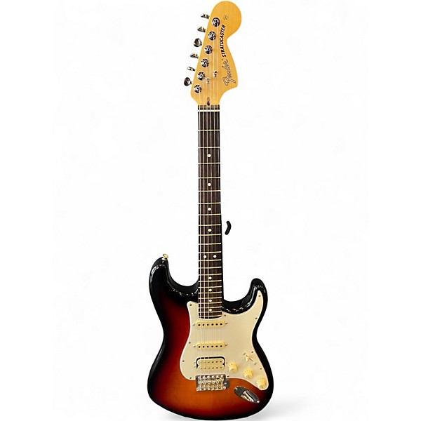 Used Fender American Performer Stratocaster HSS 3 color burst Solid Body Electric Guitar