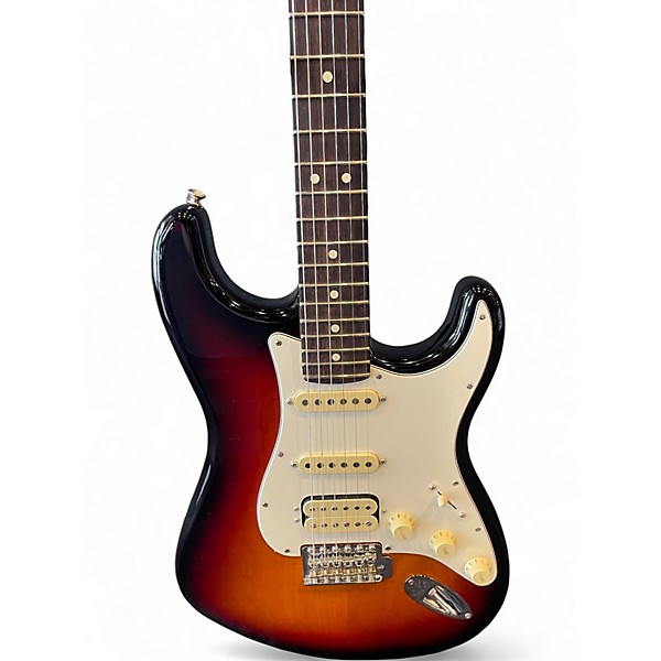 Used Fender American Performer Stratocaster HSS 3 color burst Solid Body Electric Guitar