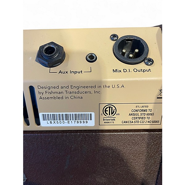 Used Fishman PROLBX500 Loudbox Mini Acoustic Guitar Combo Amp