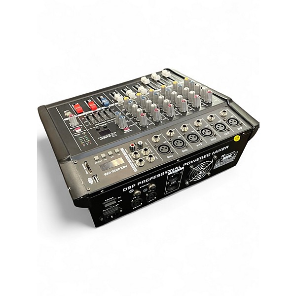 Used 16dsp Professional Powered 6-Channel Stereo Mixer PMX-602D-USB Powered Mixer