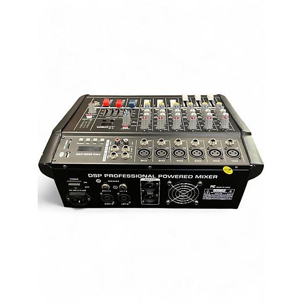 Used 16dsp Professional Powered 6-Channel Stereo Mixer PMX-602D-USB Powered Mixer