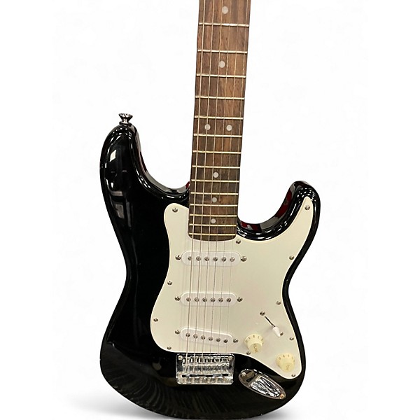 Used Squier Mini Stratocaster Black Solid Body Electric Guitar