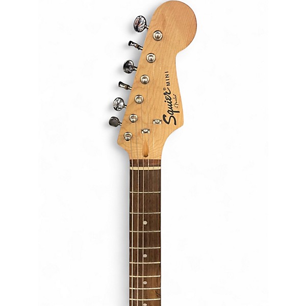 Used Squier Mini Stratocaster Black Solid Body Electric Guitar