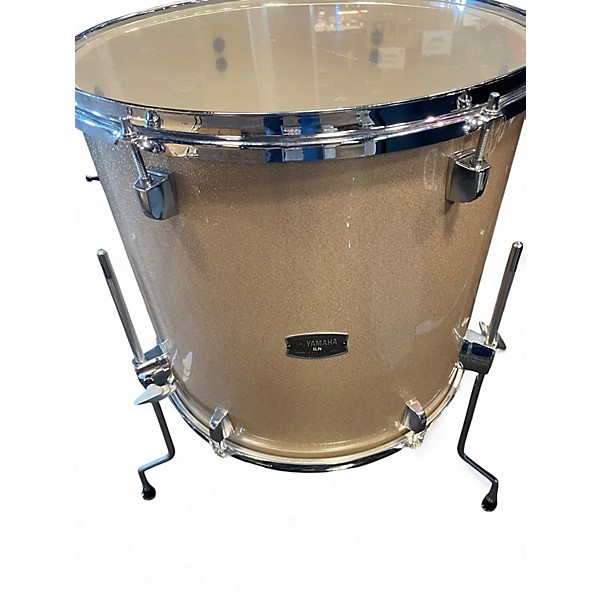 Used Yamaha 5 Piece RYDEEN SHELL PACK Champagne Glitter Drum Kit