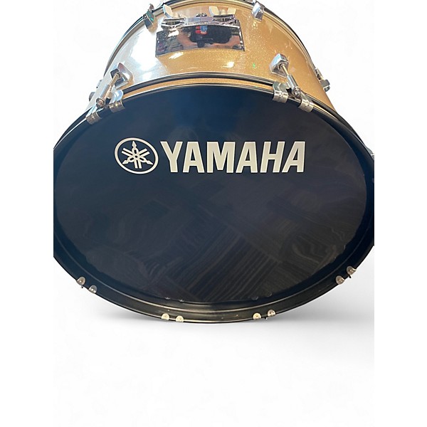 Used Yamaha 5 Piece RYDEEN SHELL PACK Champagne Glitter Drum Kit