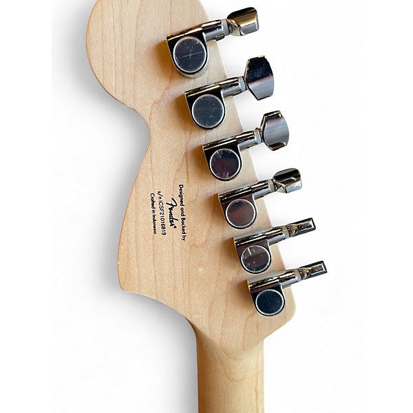 Used Squier Standard Stratocaster Metallic Blue Solid Body Electric Guitar