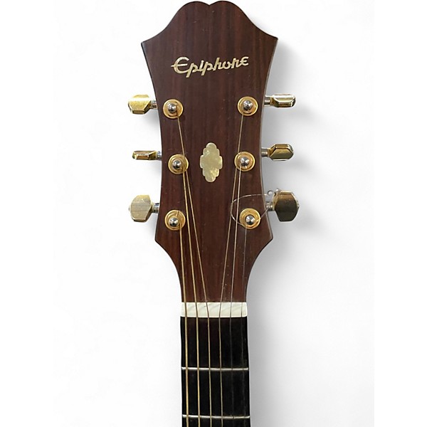 Used Epiphone AJ40TLC-NA Natural Acoustic Electric Guitar