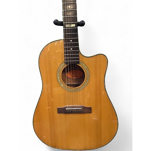 Used Epiphone AJ40TLC-NA Natural Acoustic Electric Guitar