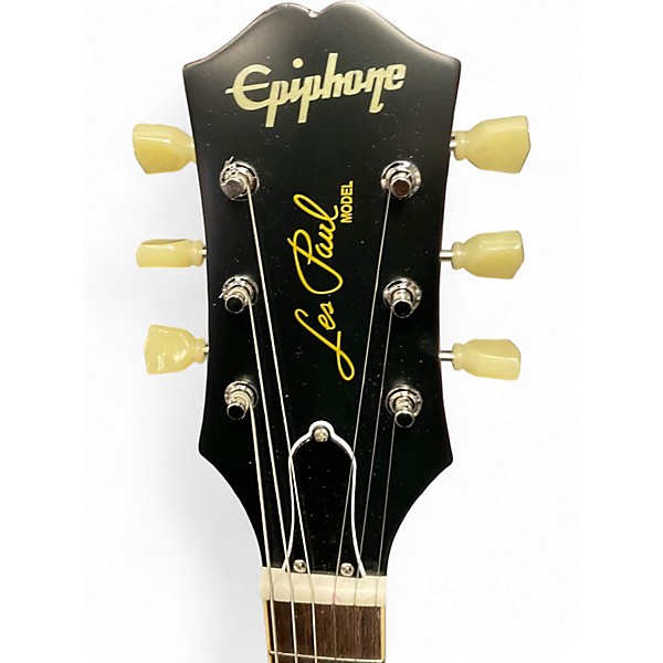 Used 2020 Epiphone 1959 Reissue Les Paul Standard AGED DARK BURST Solid Body Electric Guitar