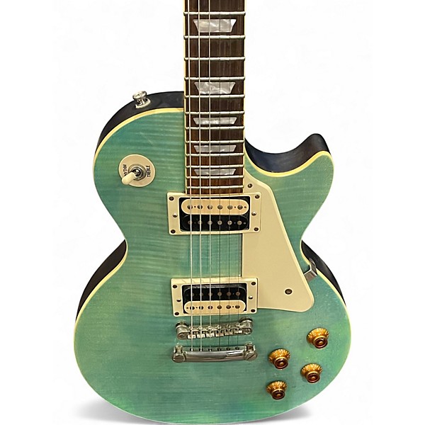 Used Epiphone Les Paul Traditional PRO III PLUS Seafoam Green Solid Body Electric Guitar