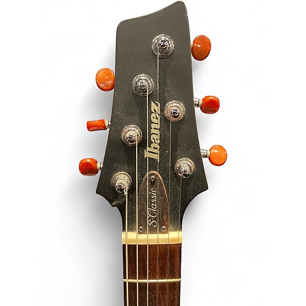 Used Ibanez S CLASSIC Black Pearl Solid Body Electric Guitar