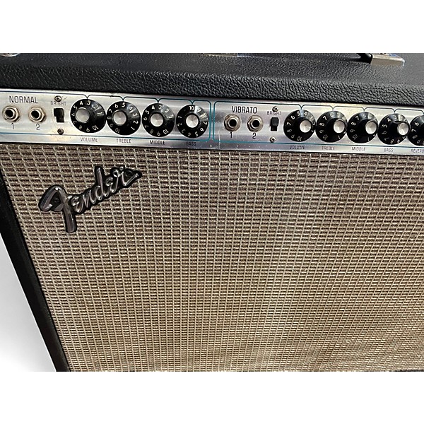 Used 1974 Fender Twin Reverb 2x12 Tube Guitar Combo Amp