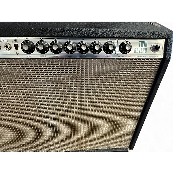 Used 1974 Fender Twin Reverb 2x12 Tube Guitar Combo Amp