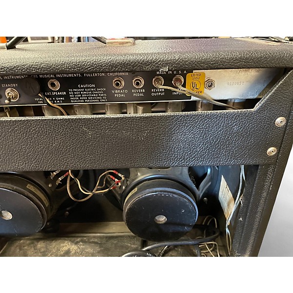 Used 1974 Fender Twin Reverb 2x12 Tube Guitar Combo Amp