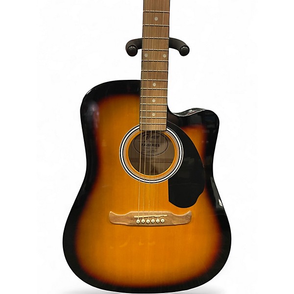Used Fender FA-125CE Natural Acoustic Electric Guitar