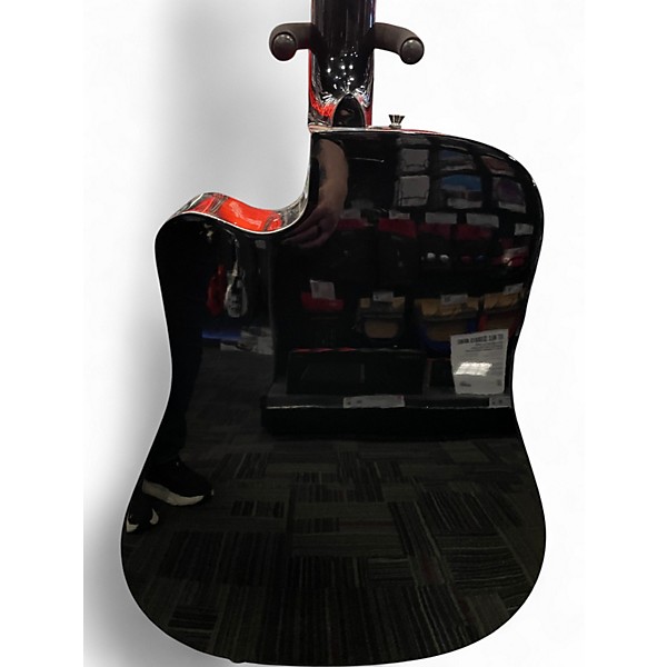 Used Fender FA-125CE Natural Acoustic Electric Guitar