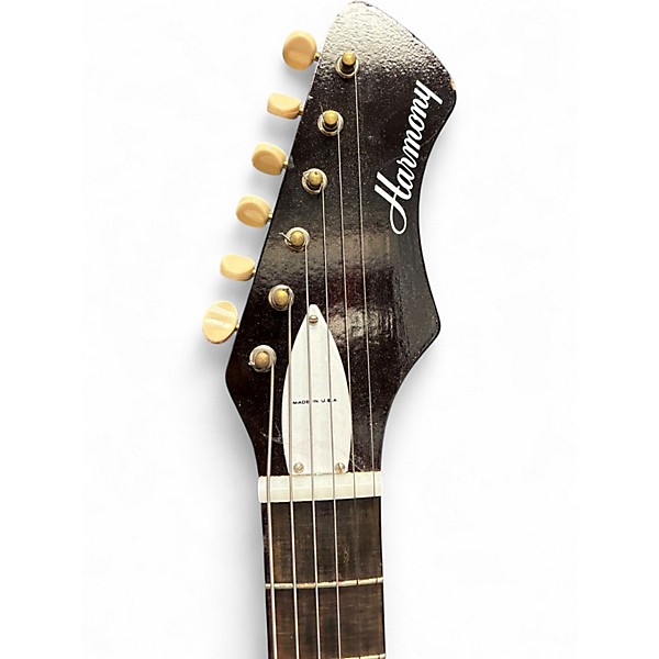 Vintage 1965 Harmony BOBCAT 2 COLOR SUNBURST Solid Body Electric Guitar