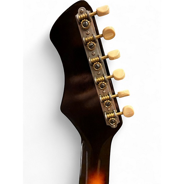 Vintage 1965 Harmony BOBCAT 2 COLOR SUNBURST Solid Body Electric Guitar