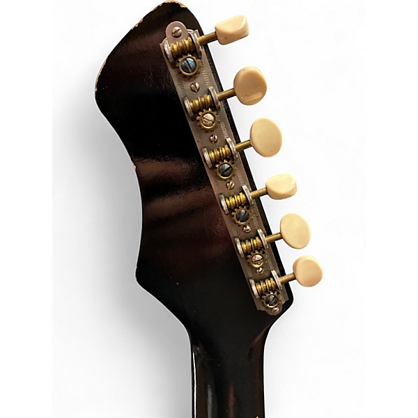 Vintage 1965 Silvertone 1476 BLACK Solid Body Electric Guitar