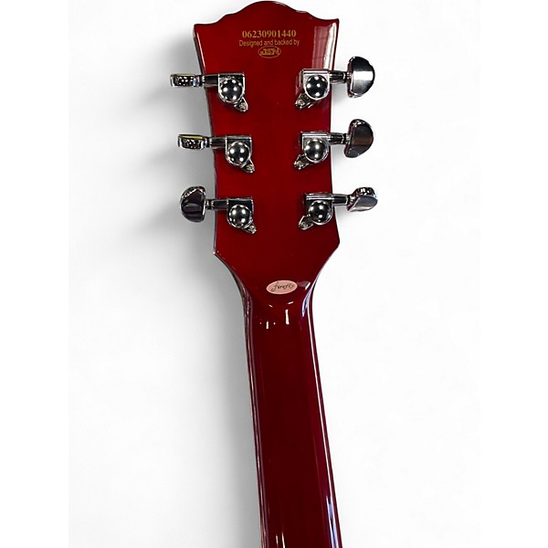 Used Firefly FFLG Classic SG Style Lightning Bolt Fretboard Cherry Solid Body Electric Guitar