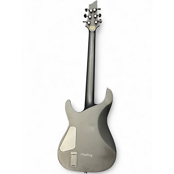 Used Schecter Guitar Research Damien Platinum Satin Black Solid Body Electric Guitar