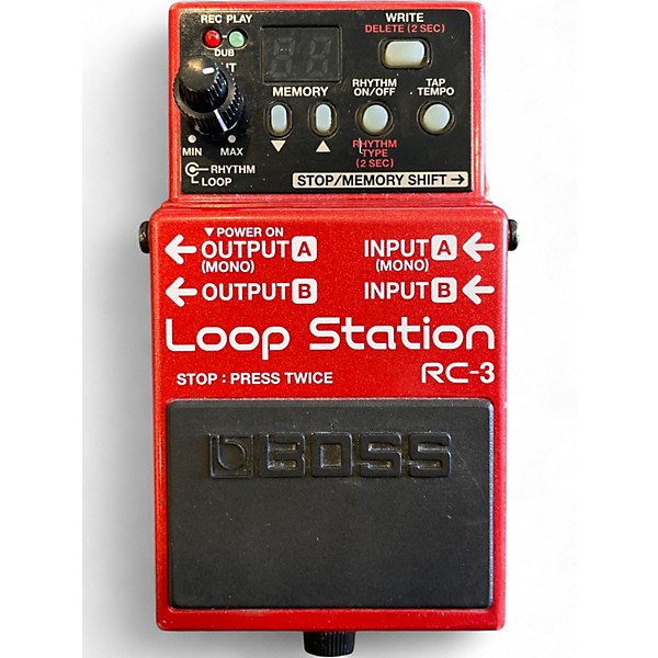 Used BOSS RC3 Loop Station Pedal