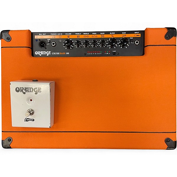 Used Orange Amplifiers Crush Bass 100 Bass Combo Amp