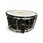 Used Ludwig 14X6.5 Black Magic Snare Black Drum