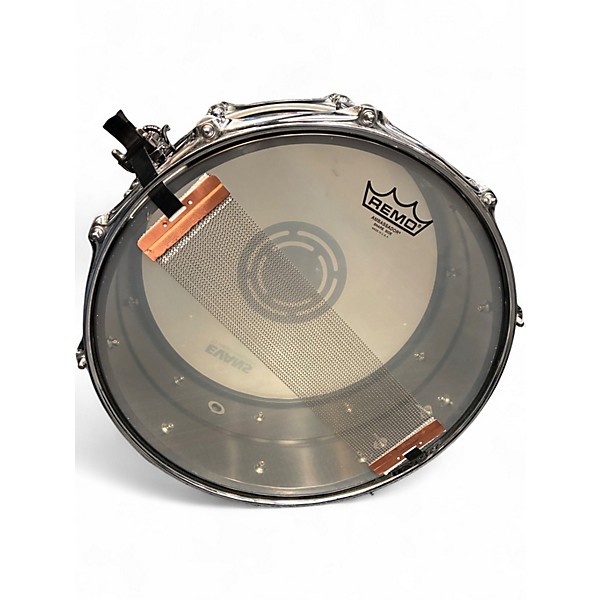 Used Ludwig 14X6.5 Black Magic Snare Black Drum