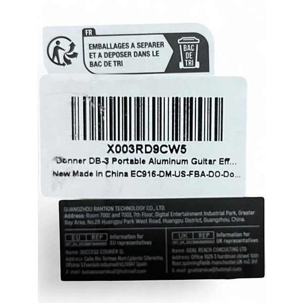 Used Donner DB3 Pedal Board