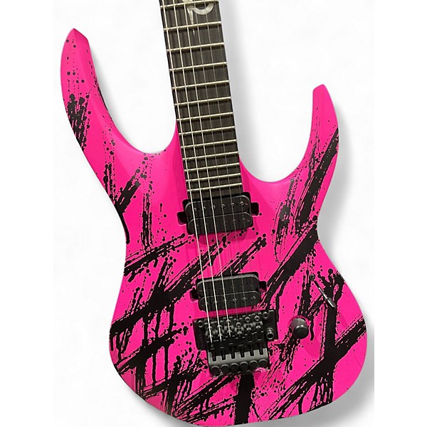 Used Solar Guitars USED SOLAR A2.6FRPN CANIBALISMO Atomic Pink Solid Body Electric Guitar