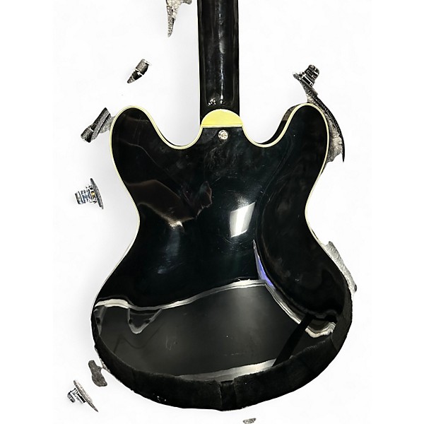 Used Eastman T486 Black Hollow Body Electric Guitar