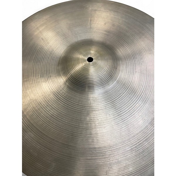 Vintage 1960s Zildjian 20in Medium Thin Crash Cymbal