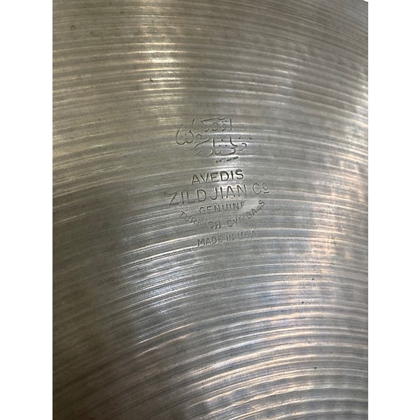 Vintage 1950s Zildjian 21in Medium Ride Cymbal
