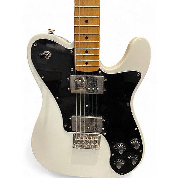 Used 2023 Squier Classic Vibe 70s Telecaster Deluxe Olympic White Solid Body Electric Guitar