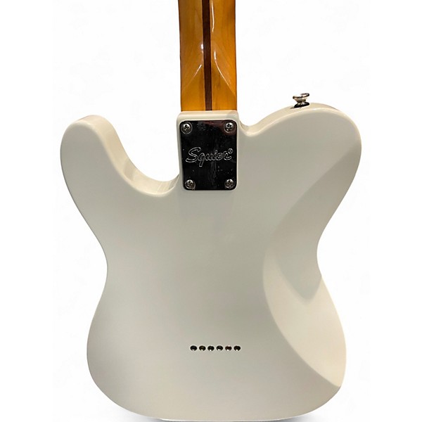 Used 2023 Squier Classic Vibe 70s Telecaster Deluxe Olympic White Solid Body Electric Guitar