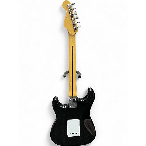 Used Squier Stratocaster Black Solid Body Electric Guitar