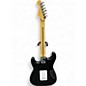 Used Squier Stratocaster Black Solid Body Electric Guitar