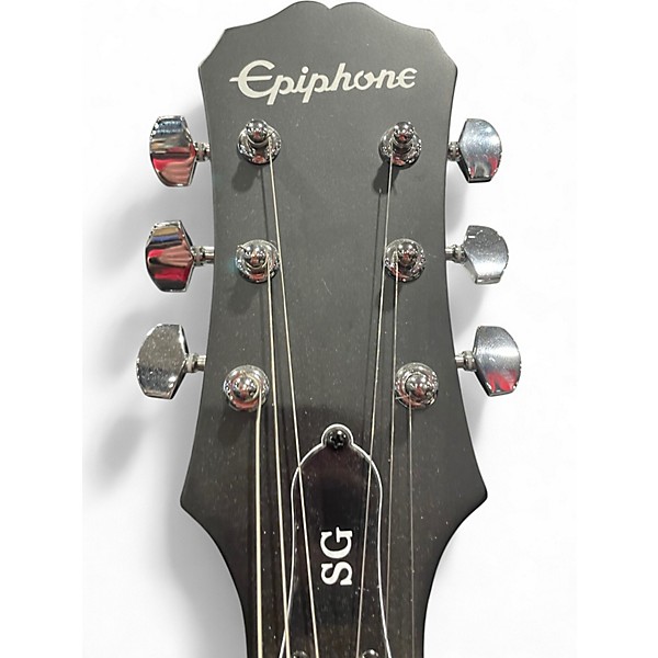 Used Epiphone SG Standard BLACK Solid Body Electric Guitar