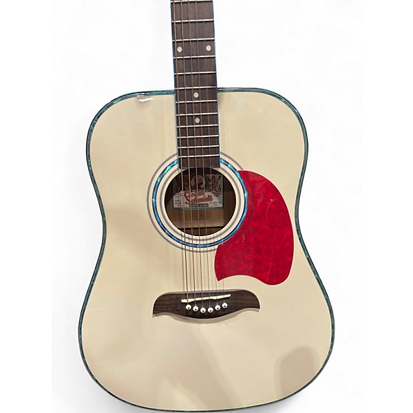 Used Oscar Schmidt OG2 Cream Acoustic Guitar