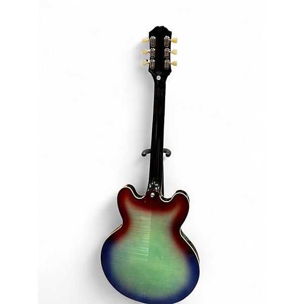 Used Epiphone ES335 FIGURED IG PURPLE BLUE BURST Hollow Body Electric Guitar