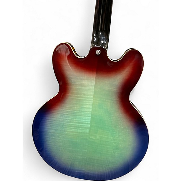 Used Epiphone ES335 FIGURED IG PURPLE BLUE BURST Hollow Body Electric Guitar