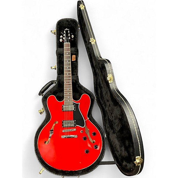 Used Heritage H535 Trans Red Solid Body Electric Guitar